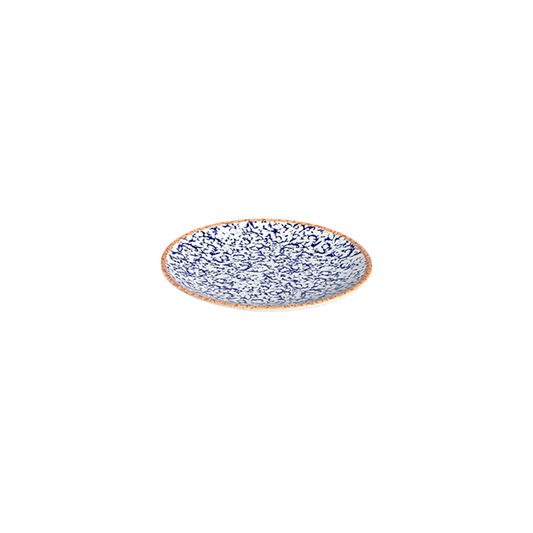 ID Fine Venecia Navy Lona Flat Plate 21 cm