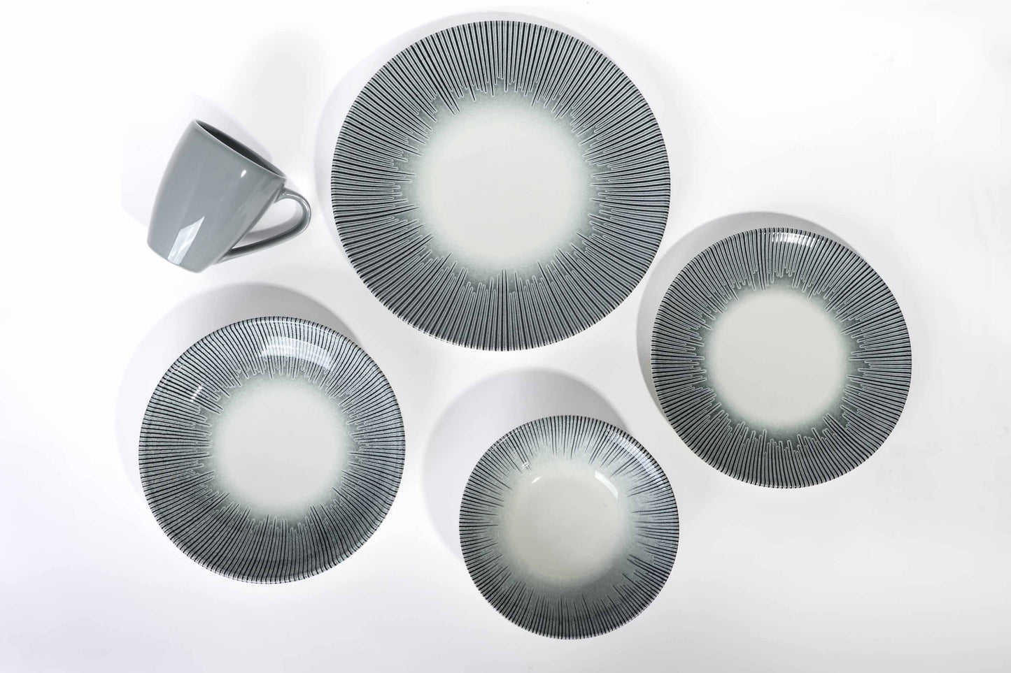 Lona Olive Dinner Set - 30 Pieces - 20156