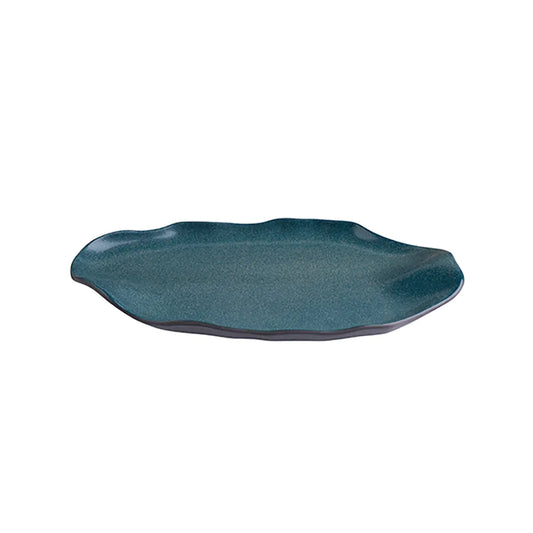 Teal Sonnet Platter 33 cm
