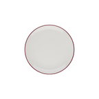 ID Fine Modest Maroon Lona Flat Plate 27 cm