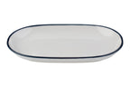 ID Fine Modest Navy Magnus Oval Platter 37 cm