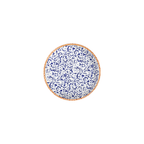 ID Fine Venecia Navy Lona Flat Plate 21 cm
