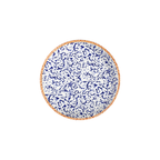 ID Fine Venecia Navy Lona Flat Plate 27 cm