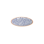 ID Fine Venecia Navy Lona Flat Plate 27 cm