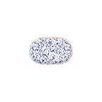 ID Fine Venecia Navy Magnus Oval Platter 23 cm