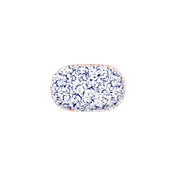 ID Fine Venecia Navy Magnus Oval Platter 23 cm