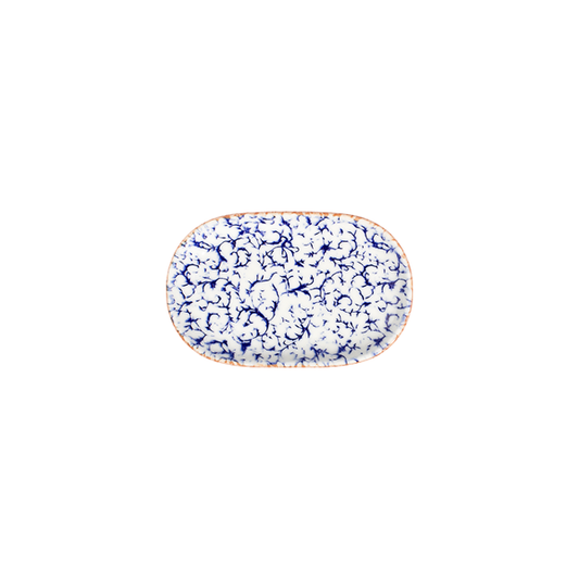 ID Fine Venecia Navy Magnus Oval Platter 23 cm