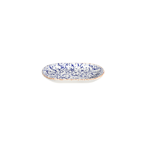 ID Fine Venecia Navy Magnus Oval Platter 23 cm