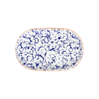 ID Fine Venecia Navy Magnus Oval Platter 37 cm
