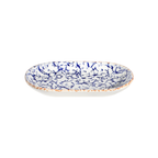 ID Fine Venecia Navy Magnus Oval Platter 37 cm