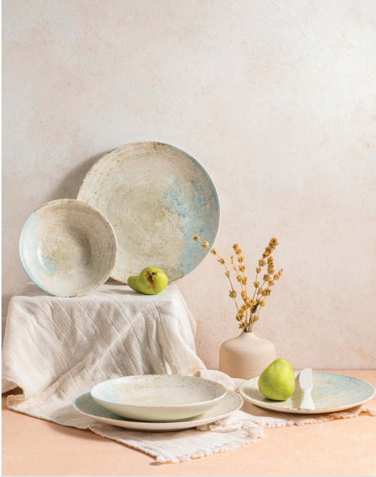 Porser | Chic Aquarel - Dinner Set 24 Pieces