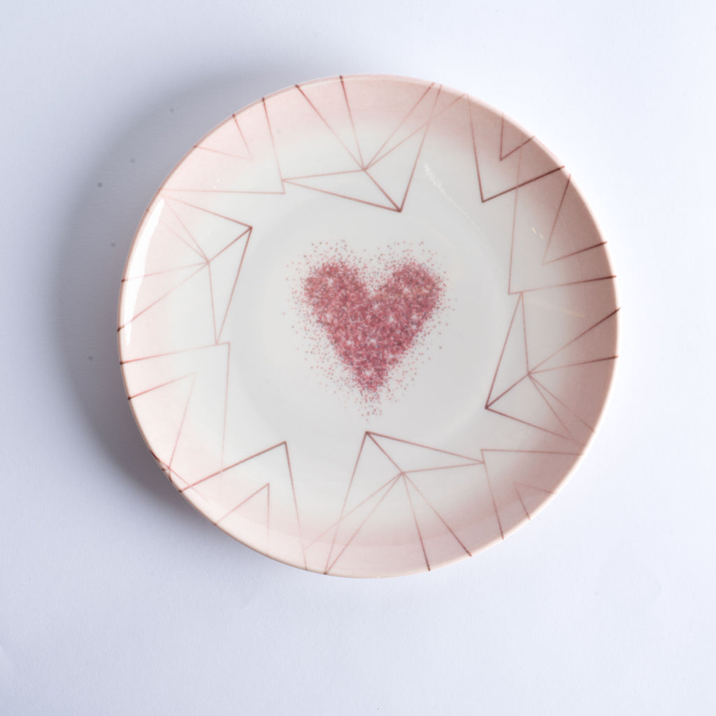 Chic Rosy Heart - 31112 - 24 pieces