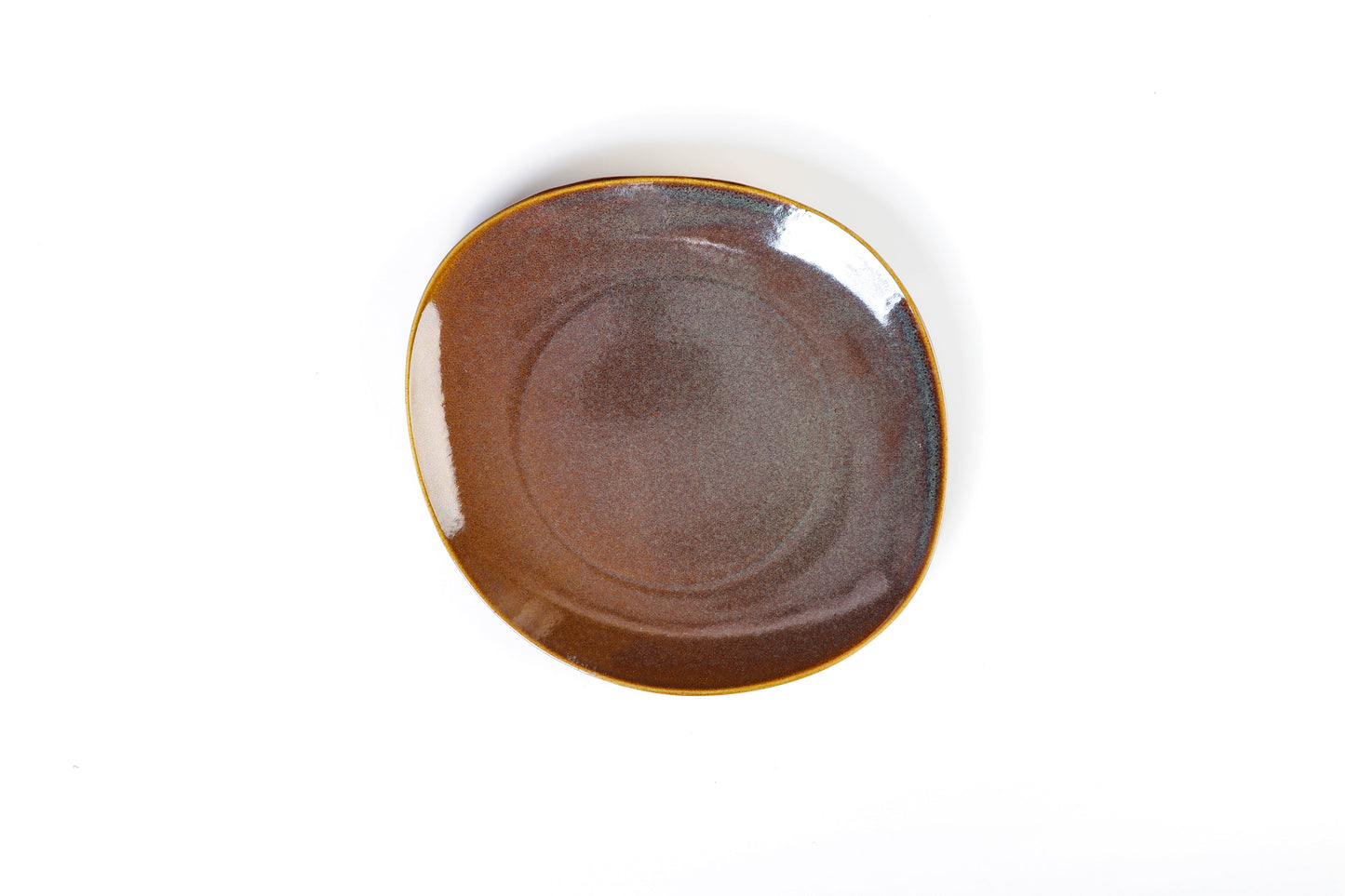 Reactive Glaze Brown Dinner - R40