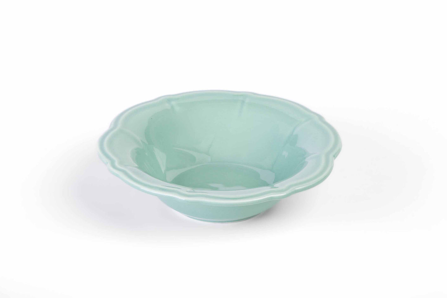 Fulya with Turquoise Design Dinner Set (53 pieces)