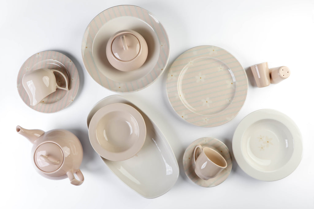 Bonsai Cream-colored Design - PRS845 - 45 pieces