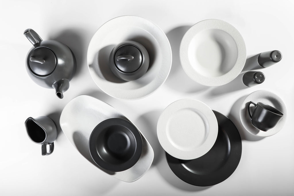 Bonsai White And Black Color Design - PRS794 - 45 pieces