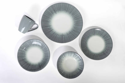 Lona Green Dinner Set (30 pieces)