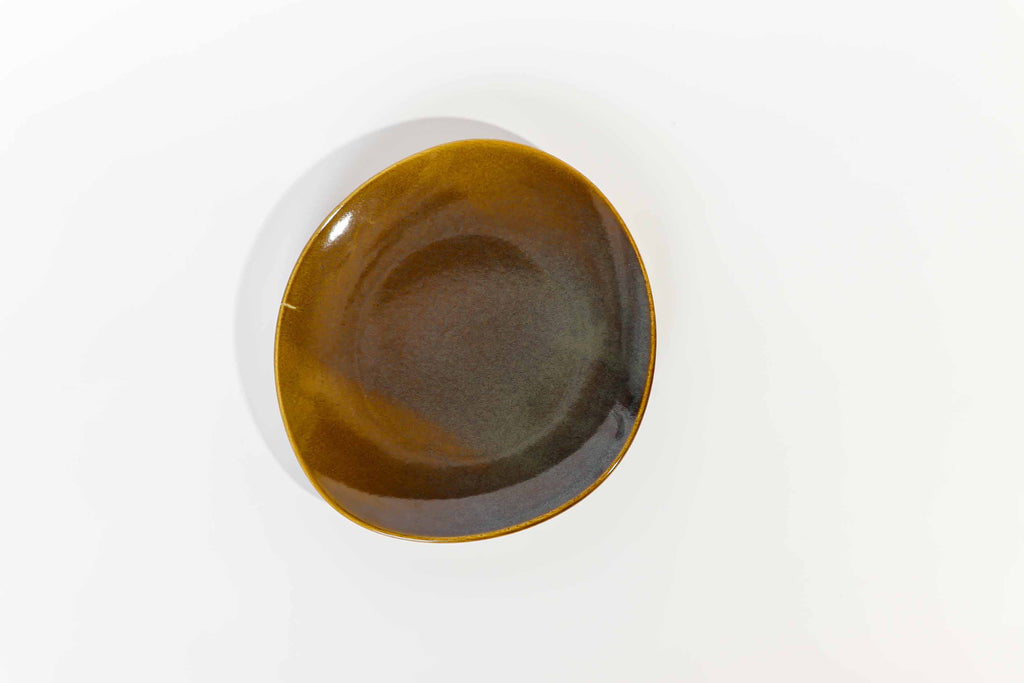 Reactive Glaze Brown Dinner - R40 - 18 pieces