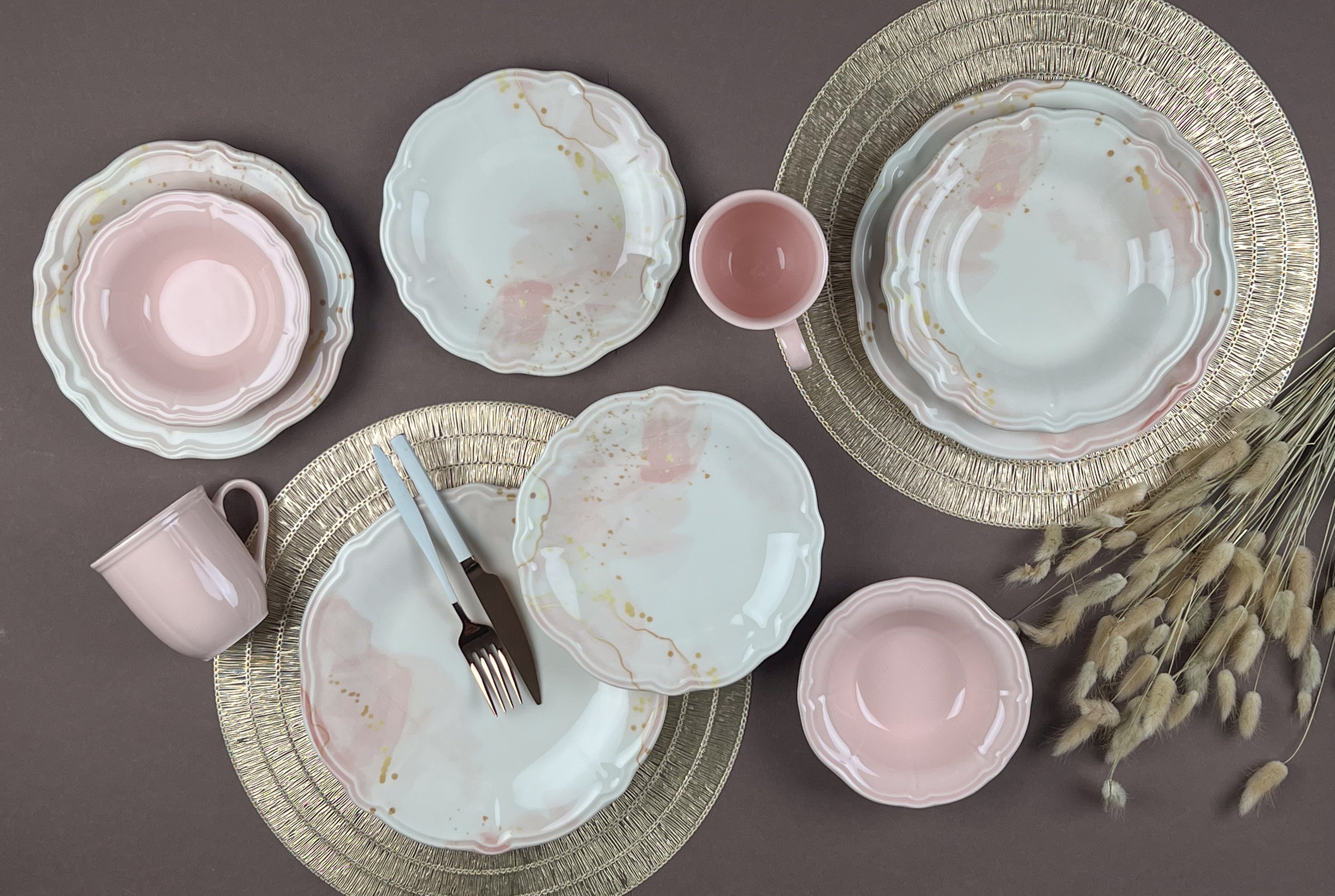 Fulya Blush & Gold - PRS1072 - 30 pieces