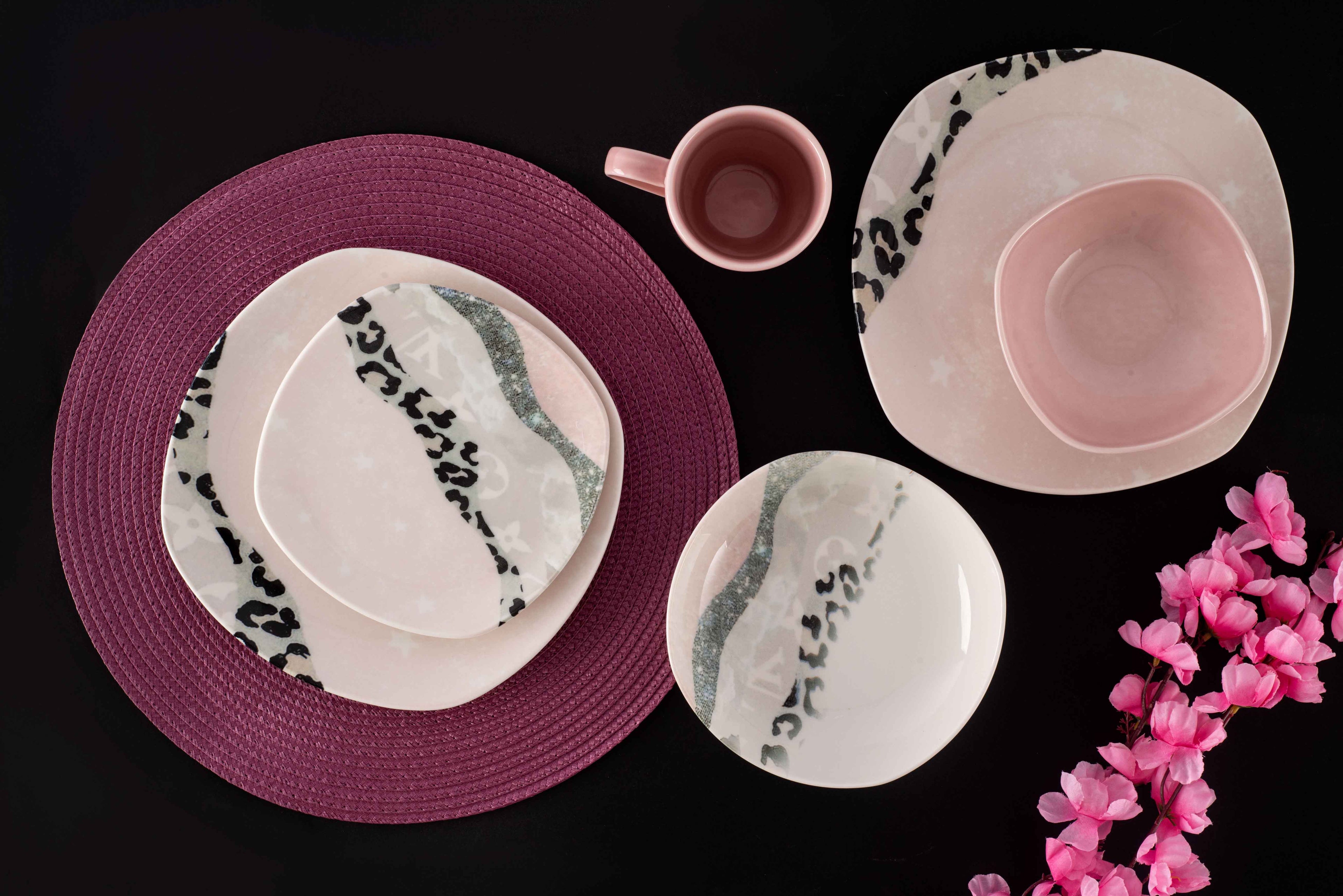 Piazza Rosy Leopard - 31123 - 30 pieces