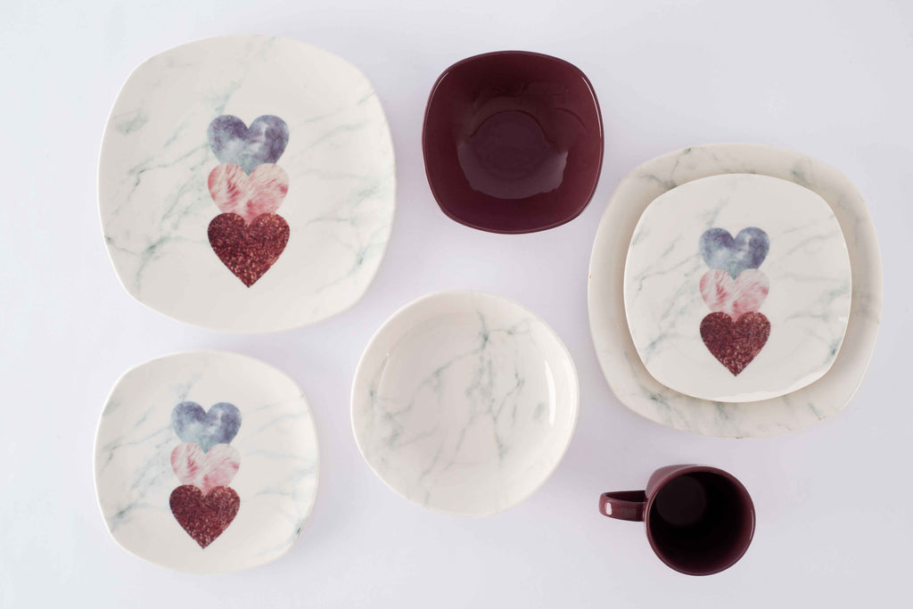 Piazza Sweetheart Marble - 31131 - 30 pieces