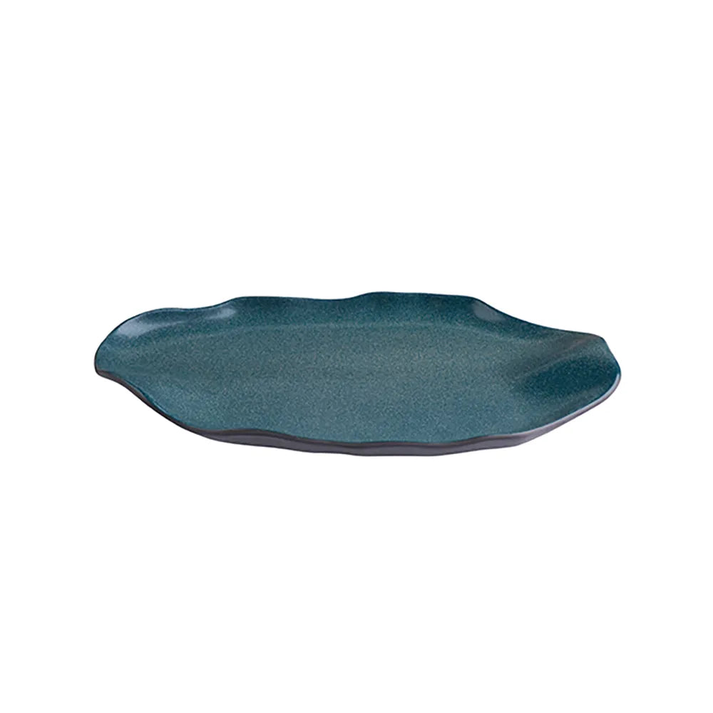 Teal Sonnet Platter 33 cm