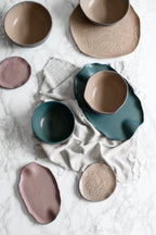 Teal Sonnet Platter 30 cm
