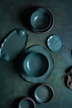 Teal Sonnet Platter 30 cm