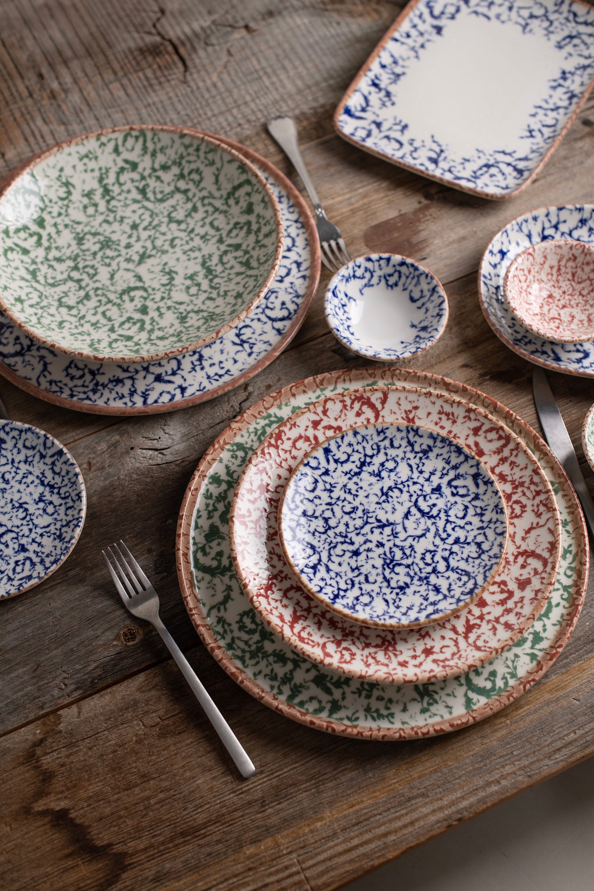 ID Fine Venecia Navy W Mesa Pizza Plate 31 cm