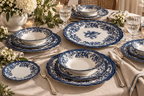 Porser Fulya Dinner Set 24 Pieces – Velour Navy