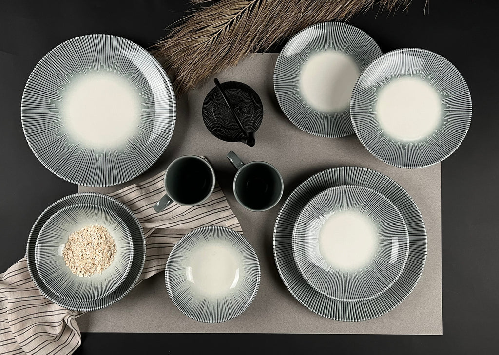 Lona Olive Dinner Set - 20156 - 30 pieces